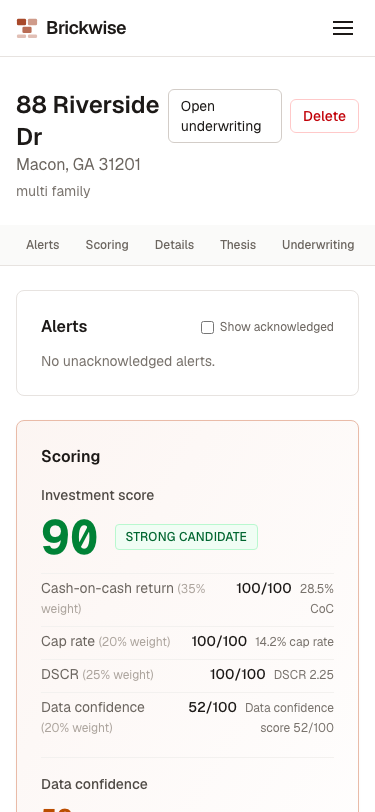 Deal workroom on mobile